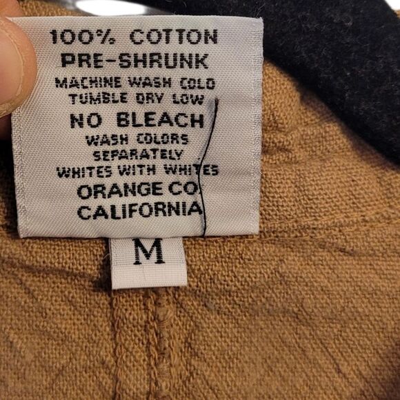 Aries & Taurus Women's Brown 100% Cotton Carho Jacket Size M - Picture 5 of 6